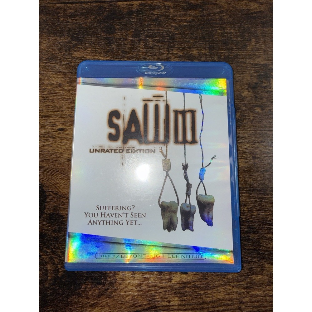 Saw III (Unrated Edition) [Blu-ray] DVDs‎ EXCELLENT USED CONDITION!!